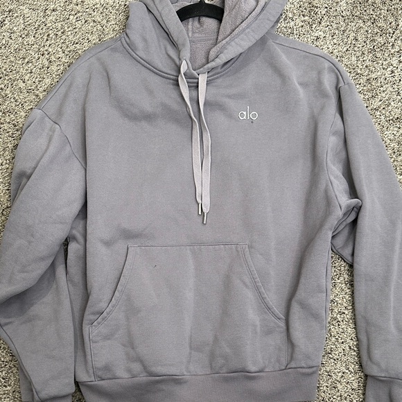 ALO Yoga Gray Hoodie - Picture 6 of 6